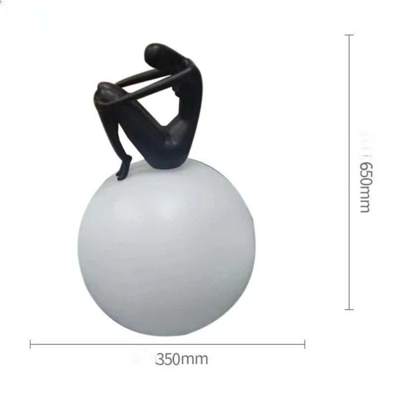 DecorBites™ Ball Holding Character Resins Lamp for Living Room Bedroom