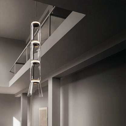 Lámpara colgante LED de cristal DecorBites™: iluminación elegante y moderna para diversos espacios