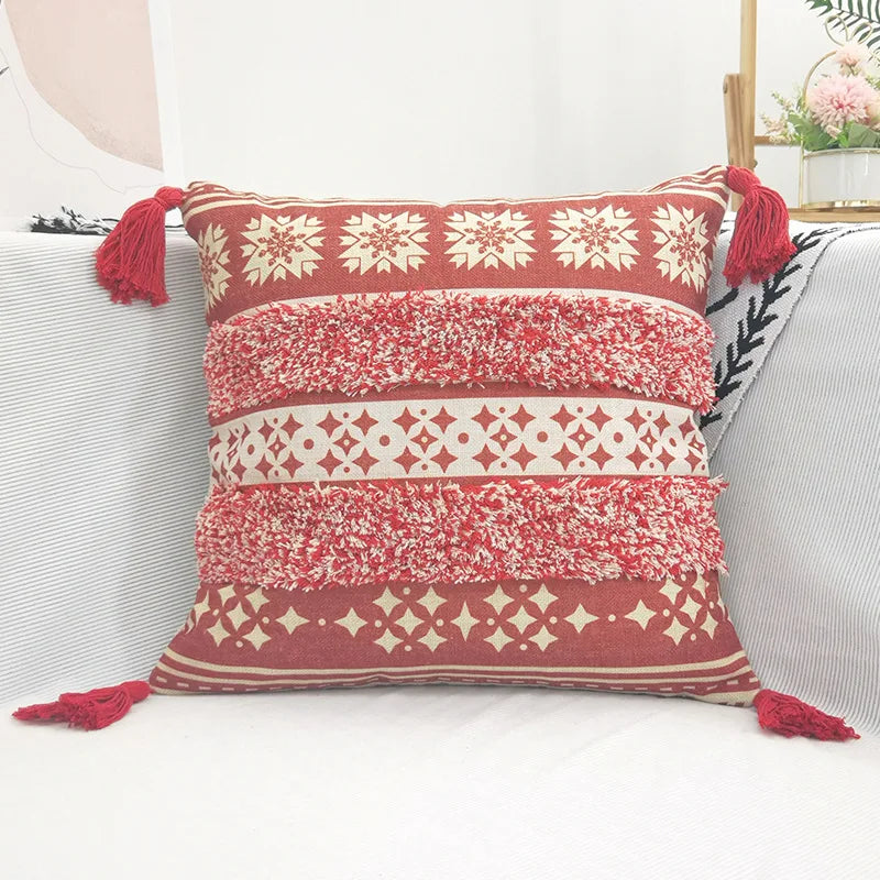DecorBites™ Geometric Bohemian Pillow Case 45cmx45cm - Home Decor Couch Cushion Cover