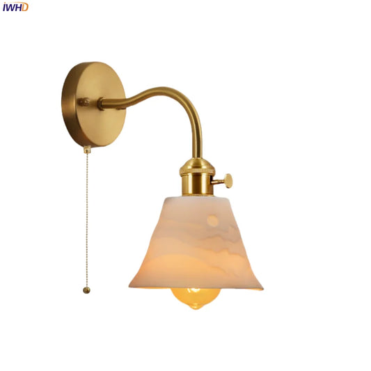 DecorBites™ Ceramic LED Wall Sconce - Vintage White, Nordic Minimalism