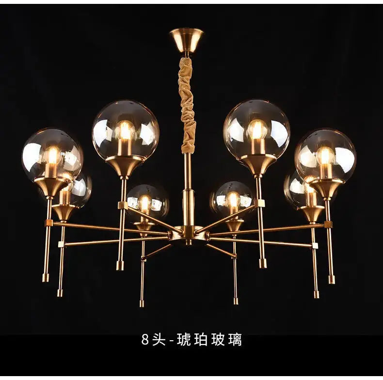 DecorBites™ Designer Metal Chandelier for Modern Living