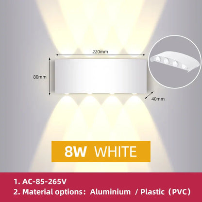 DecorBites™ LED Wall Light Indoor Outdoor Waterproof Fixture Garden Decor Home Lighting