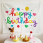 Decobites Birthday Wall Tapestry Decoration Party Bedroom Hanging Cloth