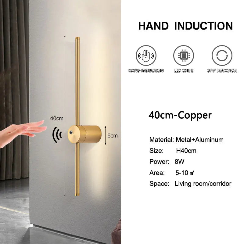 DecorBites™ LED Hand Induction Wall Lights for Corridor and Bedroom