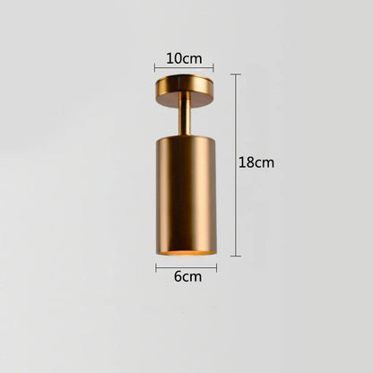 DecorBites™ Gold Long Arm Ceiling Pendant with Rotating LED Spotlights