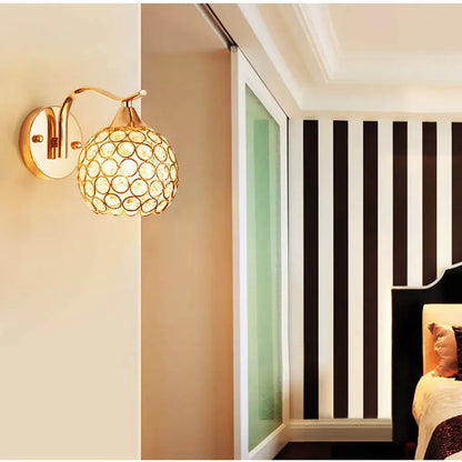 Aplique de pared de cristal DecorBites™ - Elegante lámpara de pared para dormitorio e iluminación del hogar