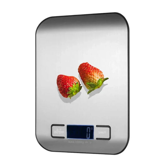 DecorBites™ Kitchen Scale: LCD Display Stainless Steel Electronic Food Postal Balance