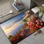 Decobites Seaside Scenery Bath Mat: Absorbent, Anti-Slip, Durable Bathroom Rug