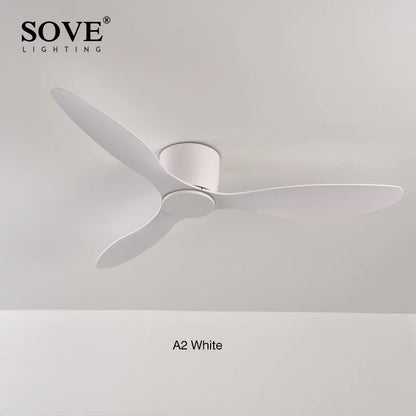DecorBites™ 6-Speed DC Motor Ceiling Fan Remote Control 17CM Low Floor Loft Decorative Fan
