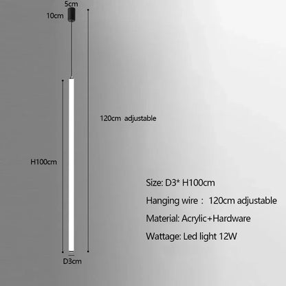 Lámparas colgantes acrílicas para escaleras, ideales para la decoración de villas modernas - Lámpara de araña LED DecorBites™ para lofts dúplex