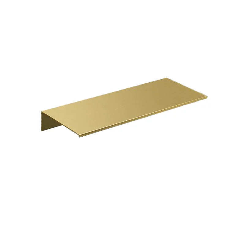 DecorBites™ Brushed Gold Bathroom Shelf Wall Mounted Shampoo Holder Rack Aluminum Basket