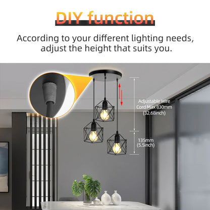 DecorBites™ LED Ceiling Lamp - Modern Hanging Light Fixture for Kitchen Dining Room