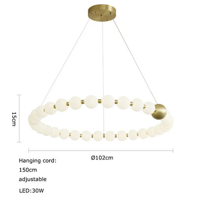 DecorBites™ LED Chandelier Necklace Lighting for Dinning Room
