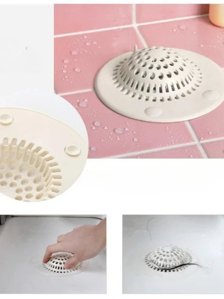 Decorbites™ Haarfänger-Abfluss-Sieb für Küchenspüle und Duschboden – Badezimmerfilter