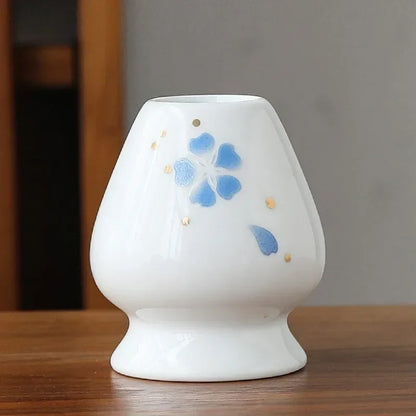 DecorBites™ Ceramic Matcha Whisk Holder Stand for Tea Ceremony and Dining Room