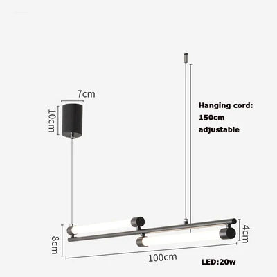 DecorBites™ Dimmable LED Acryl Chandelier Lighting Luminaire for Dinning Room