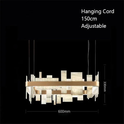 DecorBites™ LED Chandelier: Modern Lighting for Dining Room & Home Decor