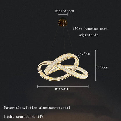 DecorBites™ Elegant Crystal Chandelier for Luxury Home Decoration