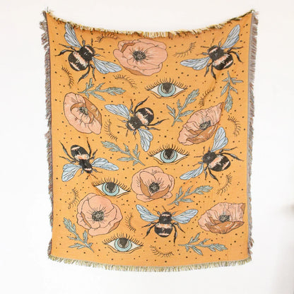 غطاء أريكة وسجادة نزهة Geo Tassel من DecorBites™