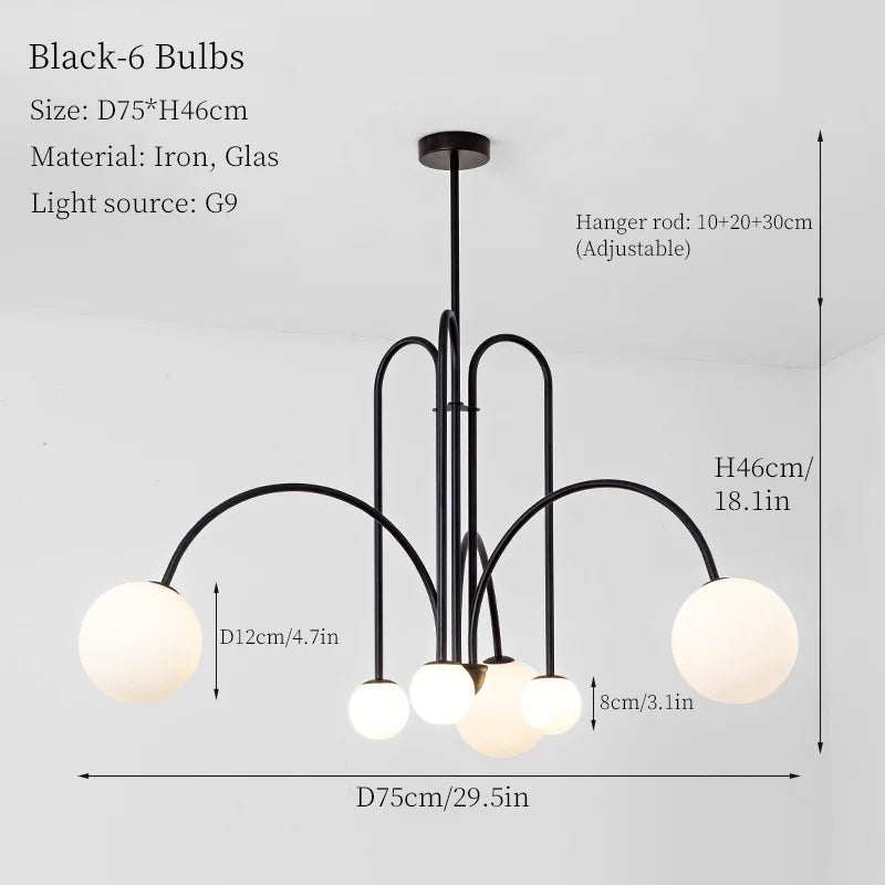 Lámpara colgante LED DecorBites™ para la decoración de la sala de estar o el dormitorio