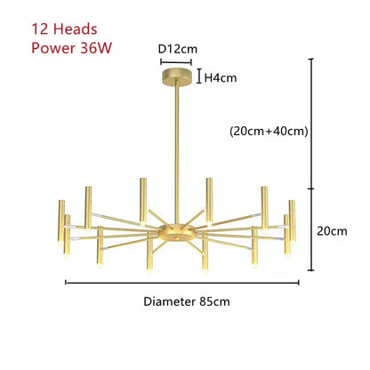 DecorBites™ Gypsophila LED Ceiling Pendant Lamp for Indoor Living Dining Bedroom Lighting