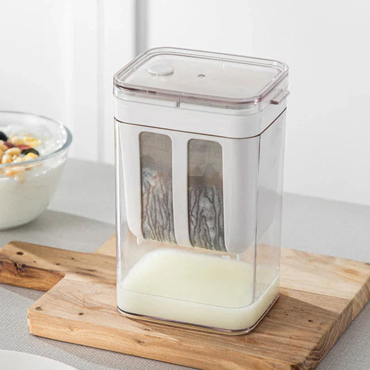 DecorBites™ Greek Yogurt Maker with Whey Separation Filter for Moisture Extraction
