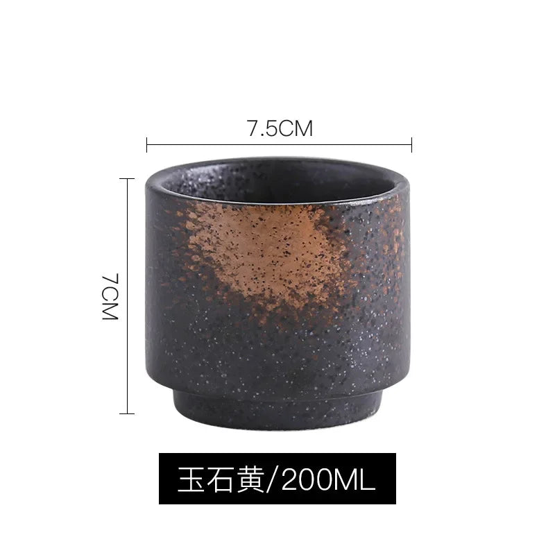 DecorBites™ Japanese Style Ceramic Coffee Cup for Personal Use
