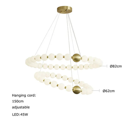 DecorBites™ LED Chandelier Necklace Lighting for Dinning Room