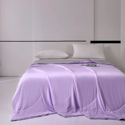 DecorBites™ Green Summer Cooling Comforter for Single Beds