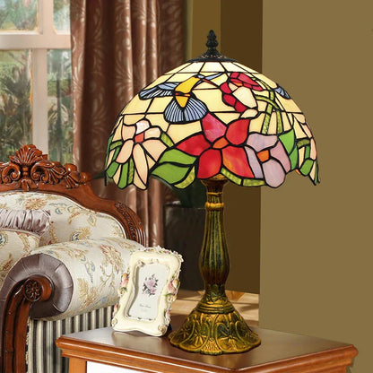 Decorbites™ Libelle Tiffany Bleiglas Tischlampe Vintage Schreibtisch Restaurant Schlafzimmer Beleuchtung