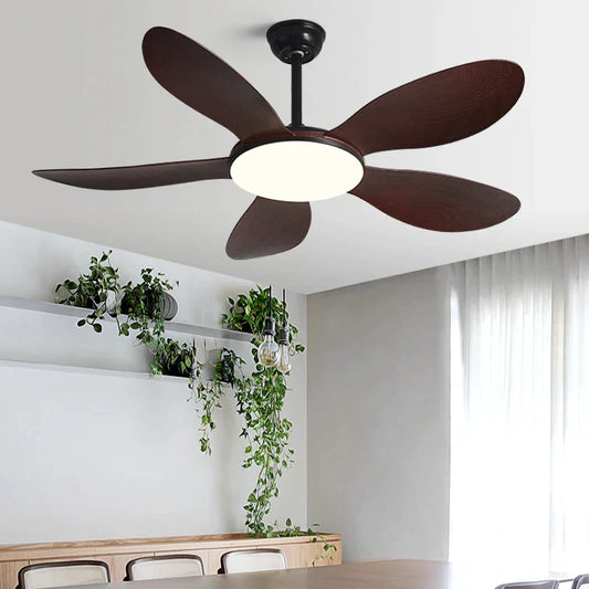 DecorBites™ Black DC Ceiling Fan Light Strong Wind Indoor Electric Fan 2023