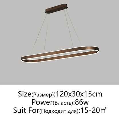 DecorBites™ LED Aluminum Ceiling Chandelier for Kitchen Living Room Modern Nordic Design