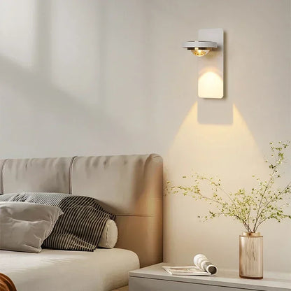 DecorBites™ LED Rotatable Wall Lamp for Bedroom Living Room - Modern Indoor Wall Sconces