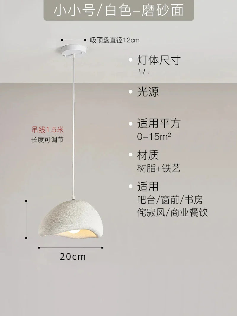 DecorBites™ Japanese Resin Pendant Lights for Dining Room Home Decor - Creative Luminaire Suspendu