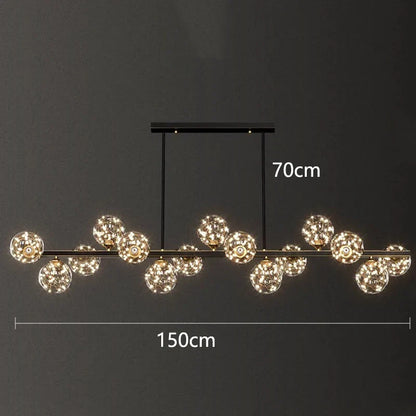 DecorBites™ LED Pendant Light Chandeliers for Modern Home Decor and Indoor Lighting