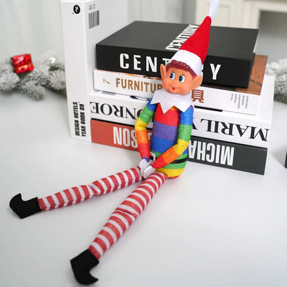 Christmas Elf Doll New Bookshelf Fairy Doll Christmas Doll Accessories Desk Ornaments Home Decorations