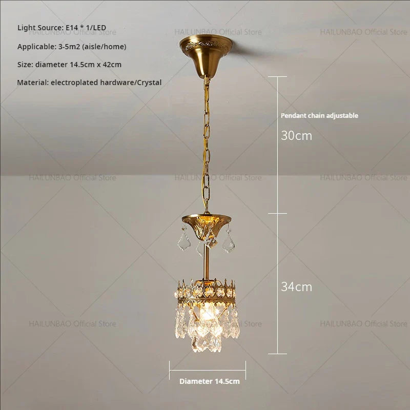 DecorBites™ Crystal Chandelier: Modern Luxury Lighting for Dining, Bedroom, and Living Room