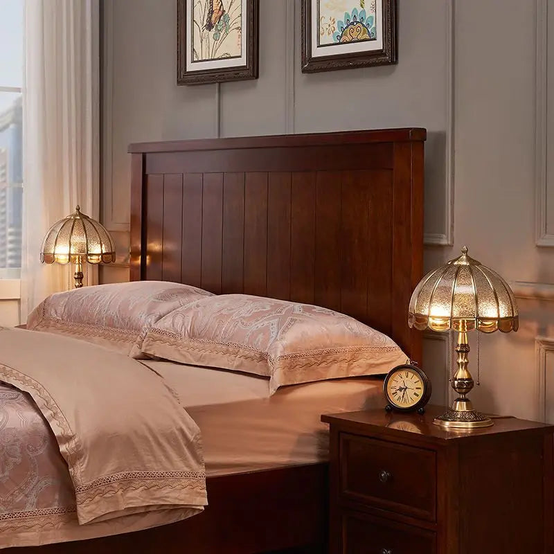 Decorbites™ Luxus Kupfer Schreibtischlampe für Schlafzimmer Stehlampe für Wohnzimmer LED Beleuchtung für Leseecke