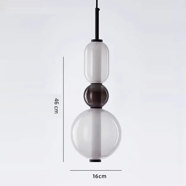 DecorBites™ Candy Glass Ceiling Hanging Chandelier for Loft Living Room