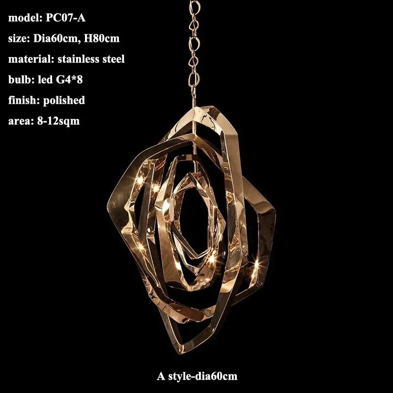 DecorBites™ Art Pendant Chandelier Light for Dining Living Room Bar Kitchen Restaurant