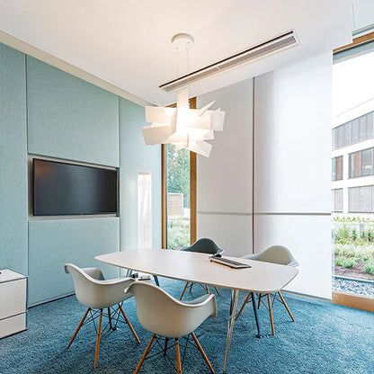 مصابيح معلقة على شكل أوراق أكريليك من ديكوربايتس™: إضاءة سقف عصرية معلقة لجزيرة المطبخ وغرفة المعيشة