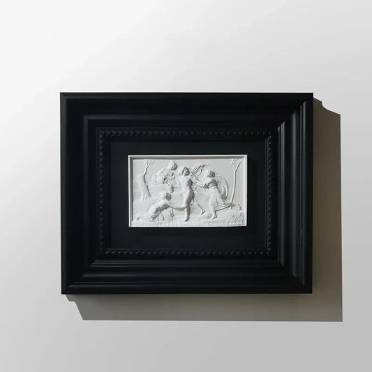 DecorBites™ Abstract Figure Relief Sculpture Decorative Painting Wall Decoration