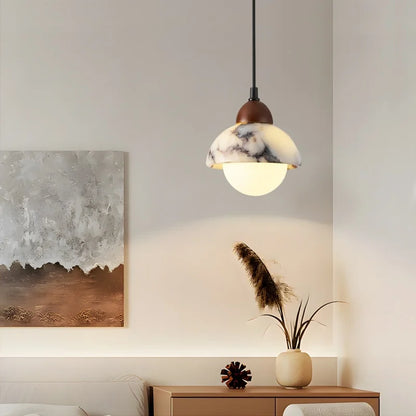 Lámpara colgante de bola de vidrio LED Decorbites™ para dormitorio, comedor y cocina - Accesorio colgante vintage