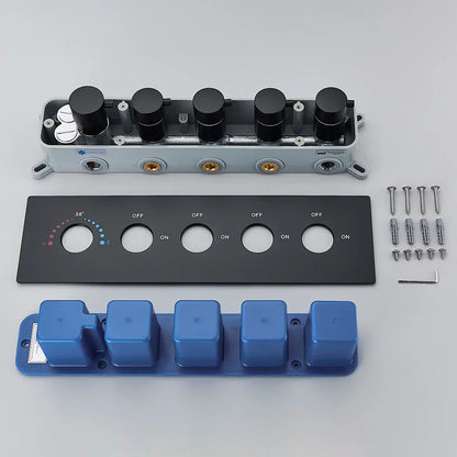 DecorBites™ Brass Thermostatic Faucet Mixer for Bathroom Shower and Kitchen Tap