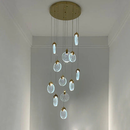 DecorBites™ Crystal LED Chandelier for Modern Living Room Decor