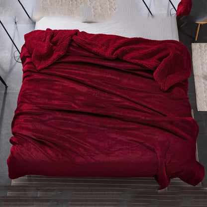 Manta de felpa acogedora DecorBites™: Suave, cálida y ligera para dormitorio y sofá en todas las estaciones