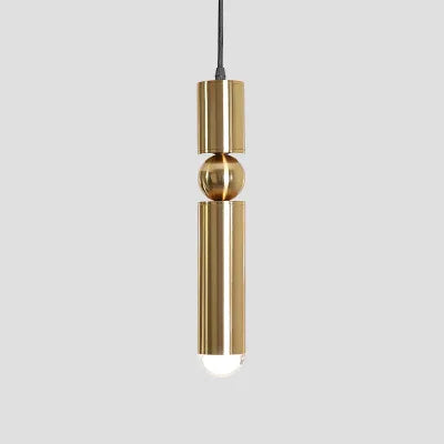 DecorBites™ Golden LED Chandelier for Modern Minimalist Living Room, Bedroom, Dining Room