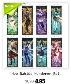 DecorBites™ Anime Poster Wall Art Decoration: Genshin Characters