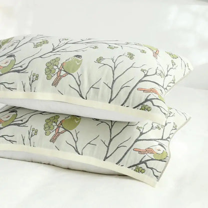 Decobites Six-Layer Gauze Cotton Pillowcase Set