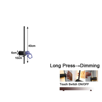 DecorBites™ Dimmable LED Wall Lights 360° Rotatable Indoor Wall Sconce